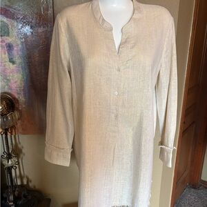 Women’s Nic+Zoe Gold Iridescent Tunic